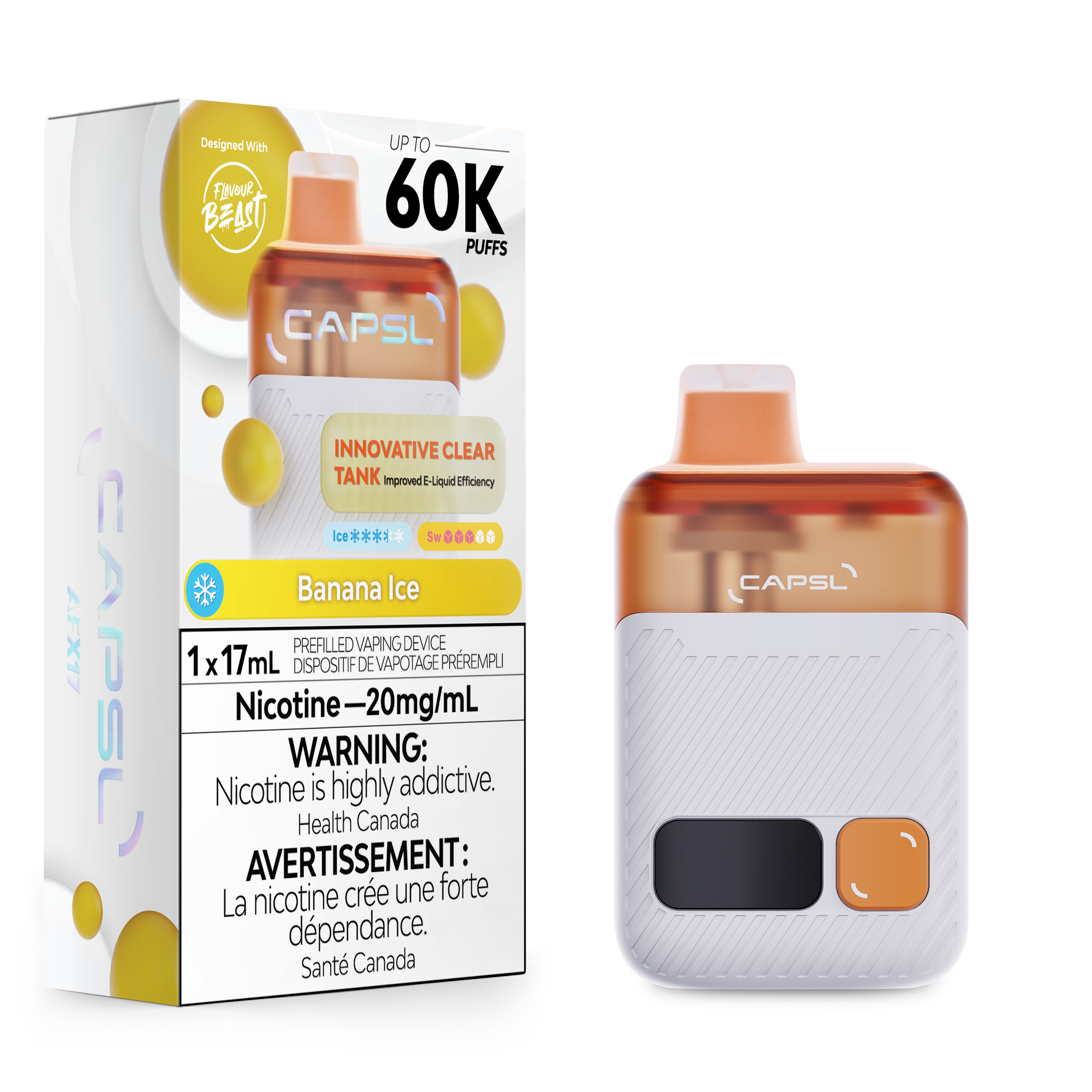 CAPSL AFX17 60K by Flavour Beast Disposable