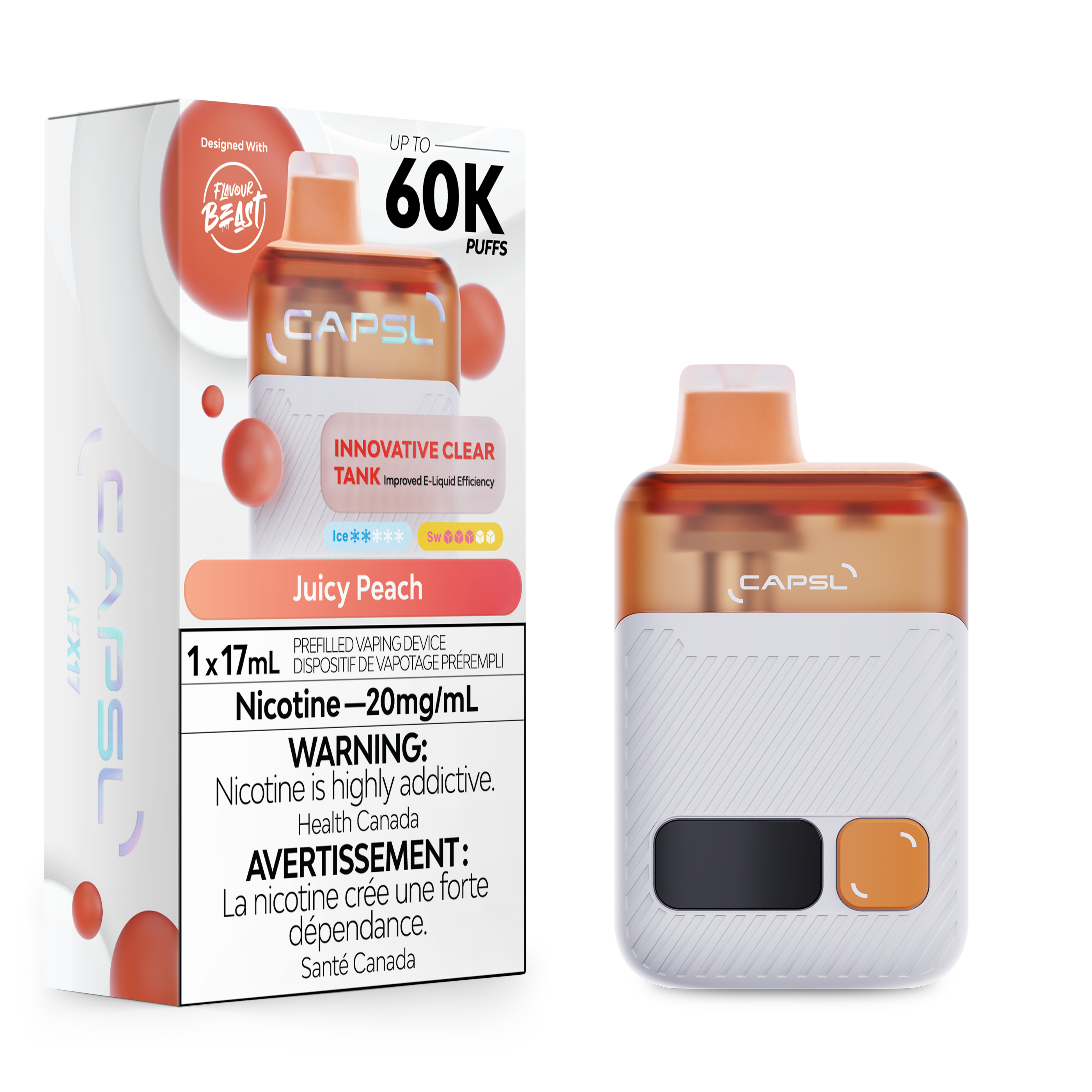 CAPSL AFX17 60K by Flavour Beast Disposable