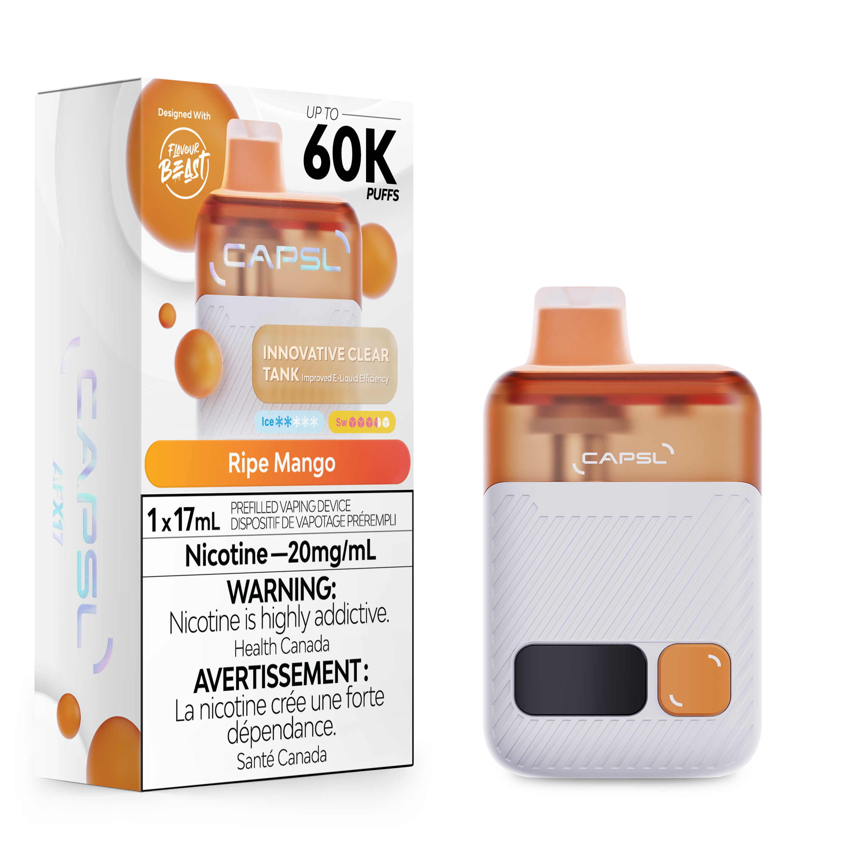 CAPSL AFX17 60K by Flavour Beast Disposable