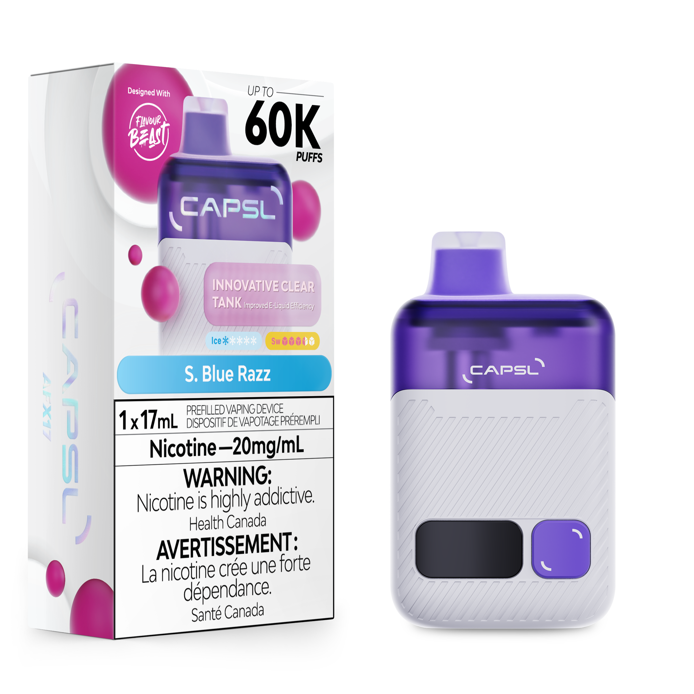 CAPSL AFX17 60K by Flavour Beast Disposable