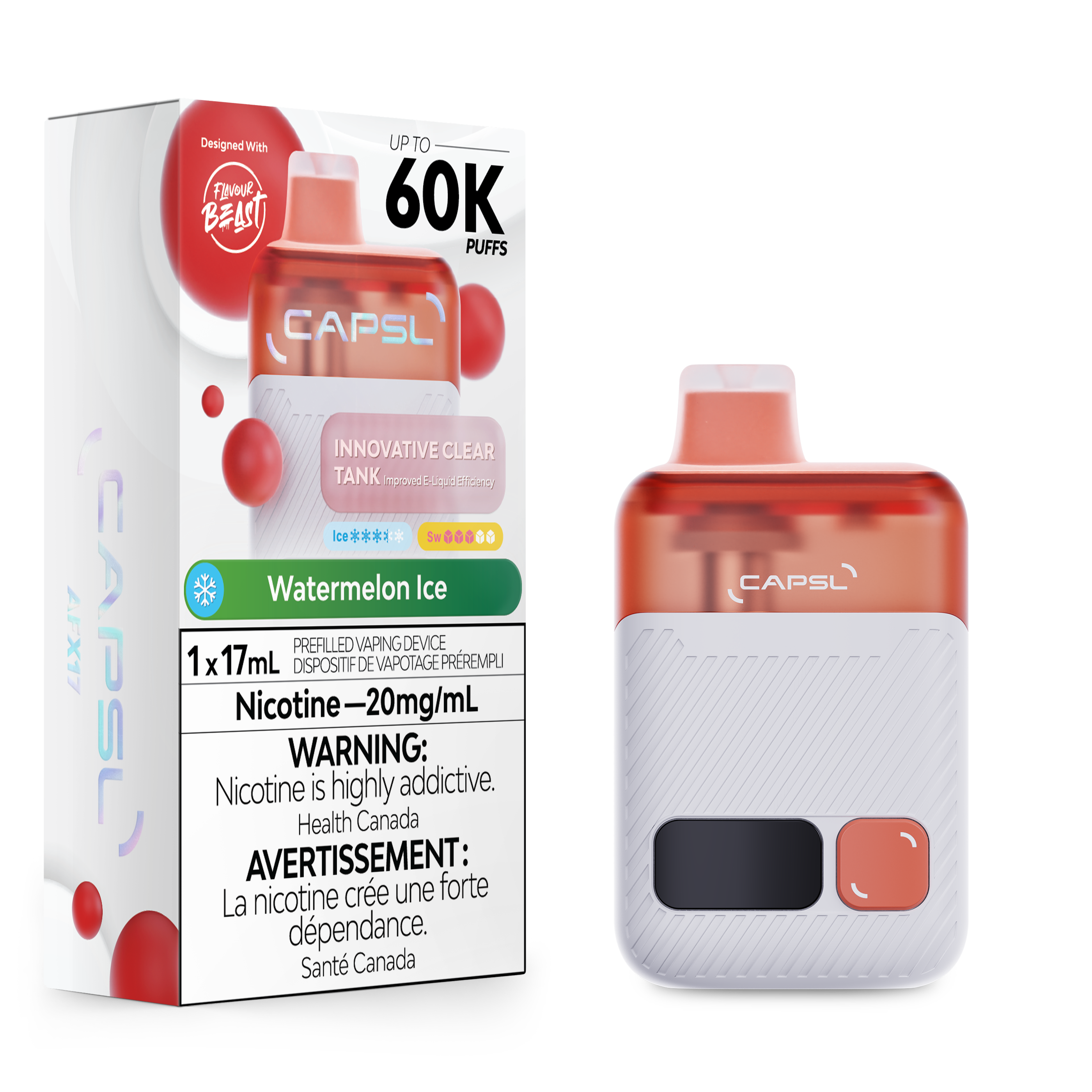 CAPSL AFX17 60K by Flavour Beast Disposable