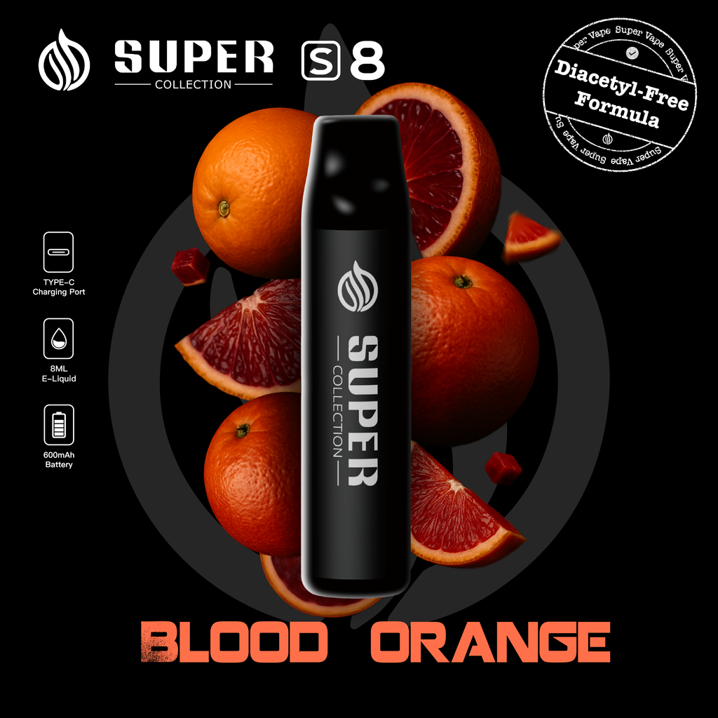 Super Collection S8 Disposable | Nicotine Free Available