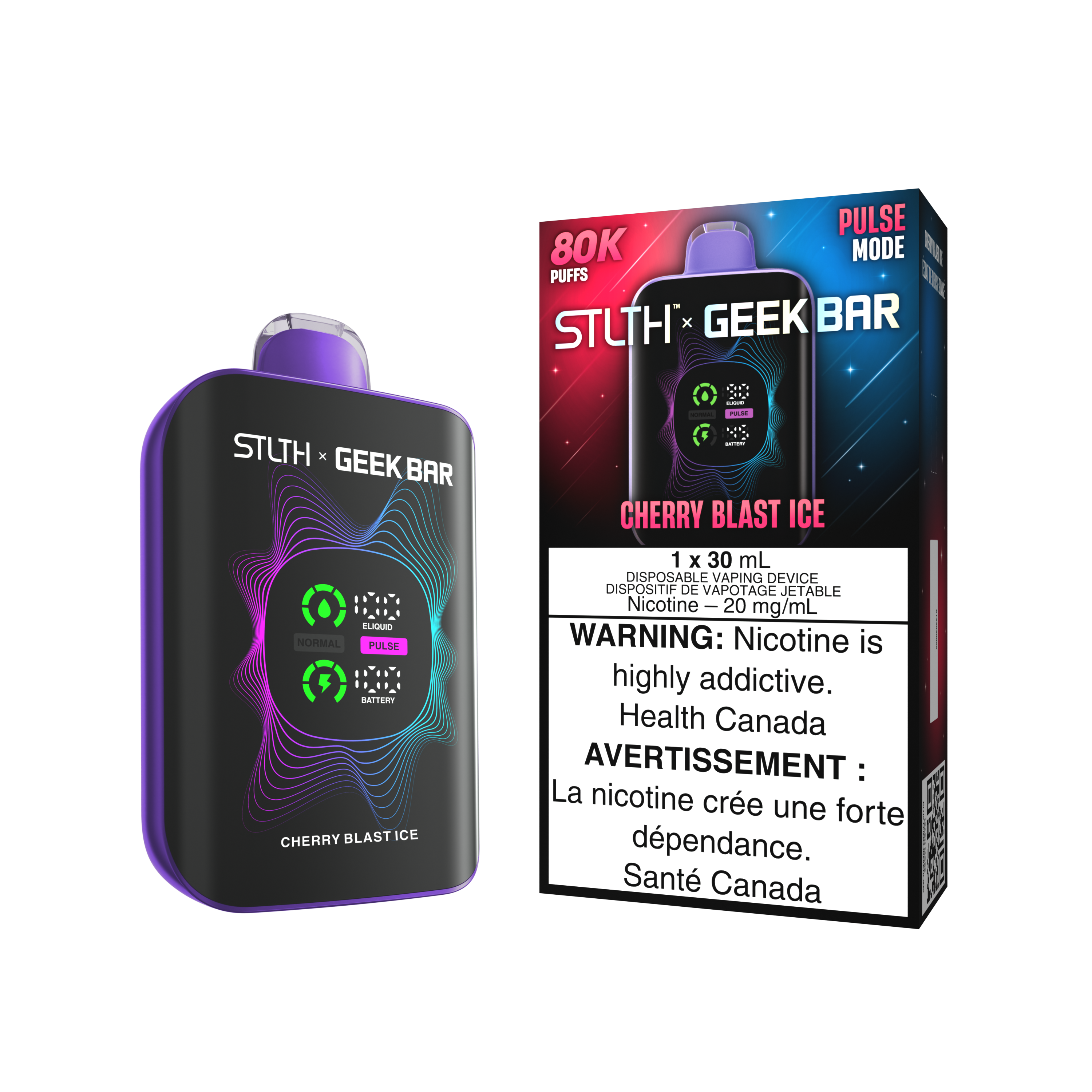 STLTH × Geek Bar Pulse Mode 80K Disposable