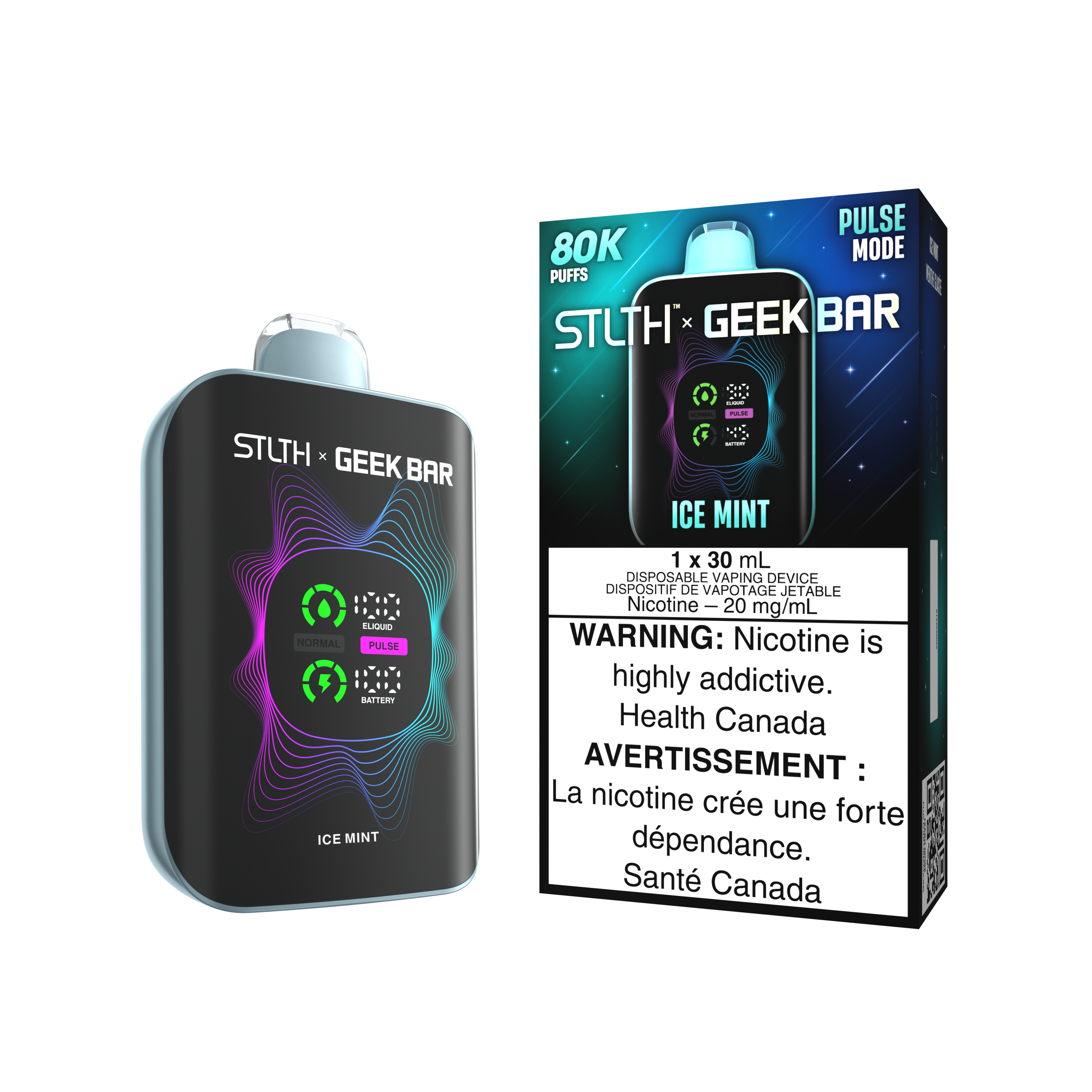 STLTH × Geek Bar Pulse Mode 80K Disposable