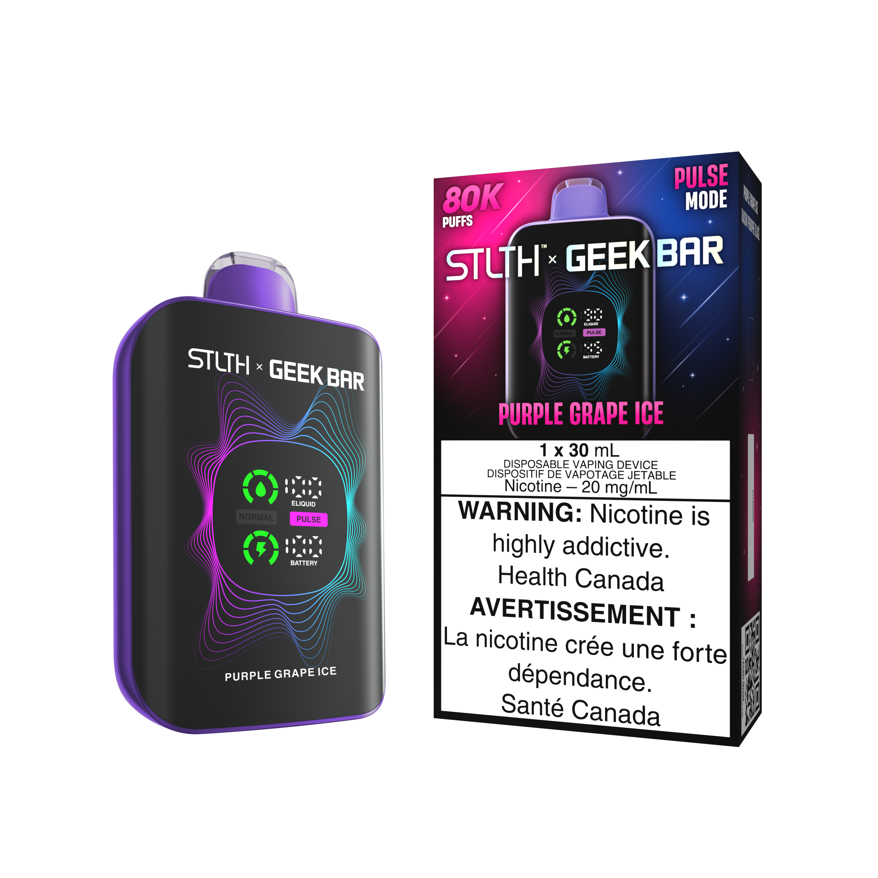 STLTH × Geek Bar Pulse Mode 80K Disposable