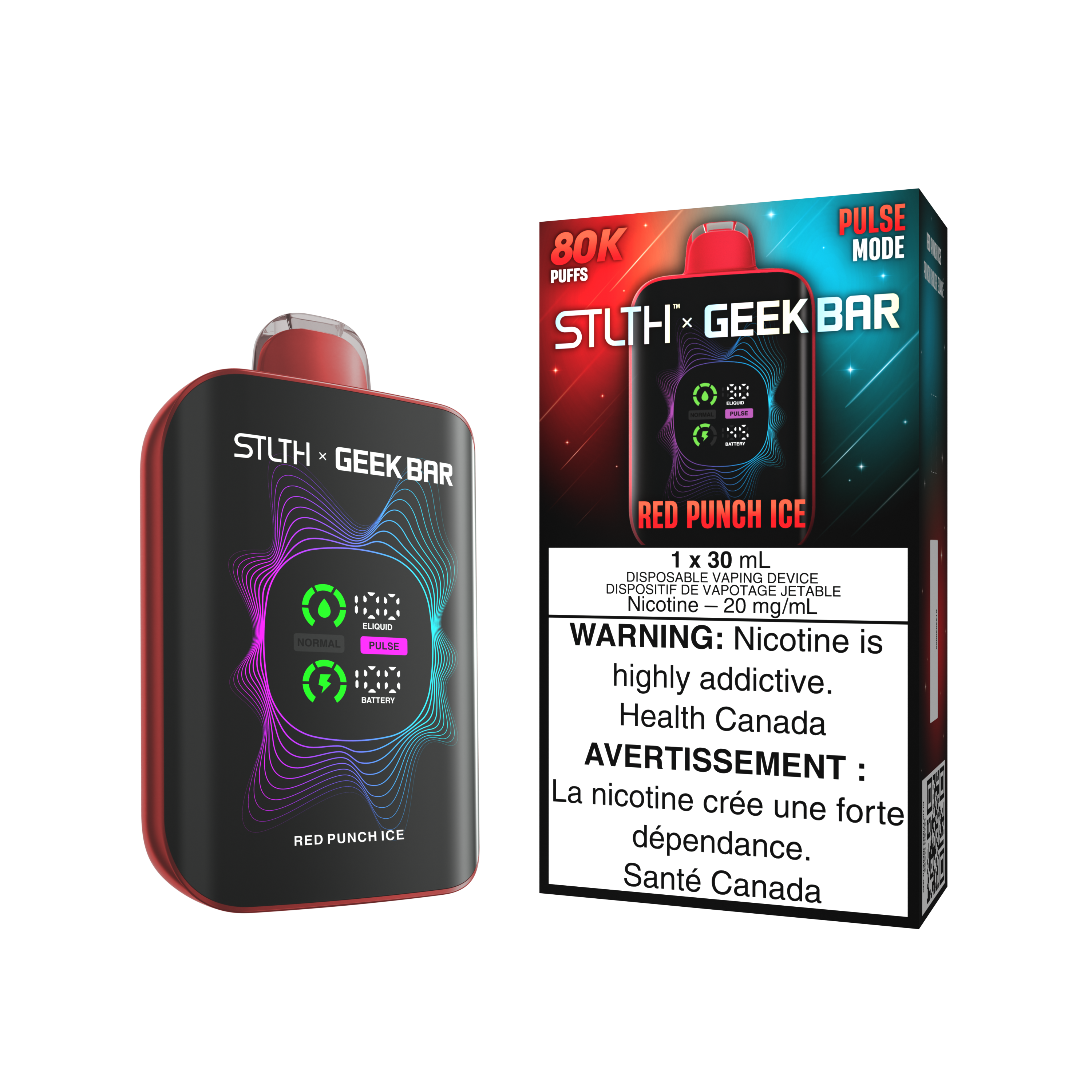 STLTH × Geek Bar Pulse Mode 80K Disposable