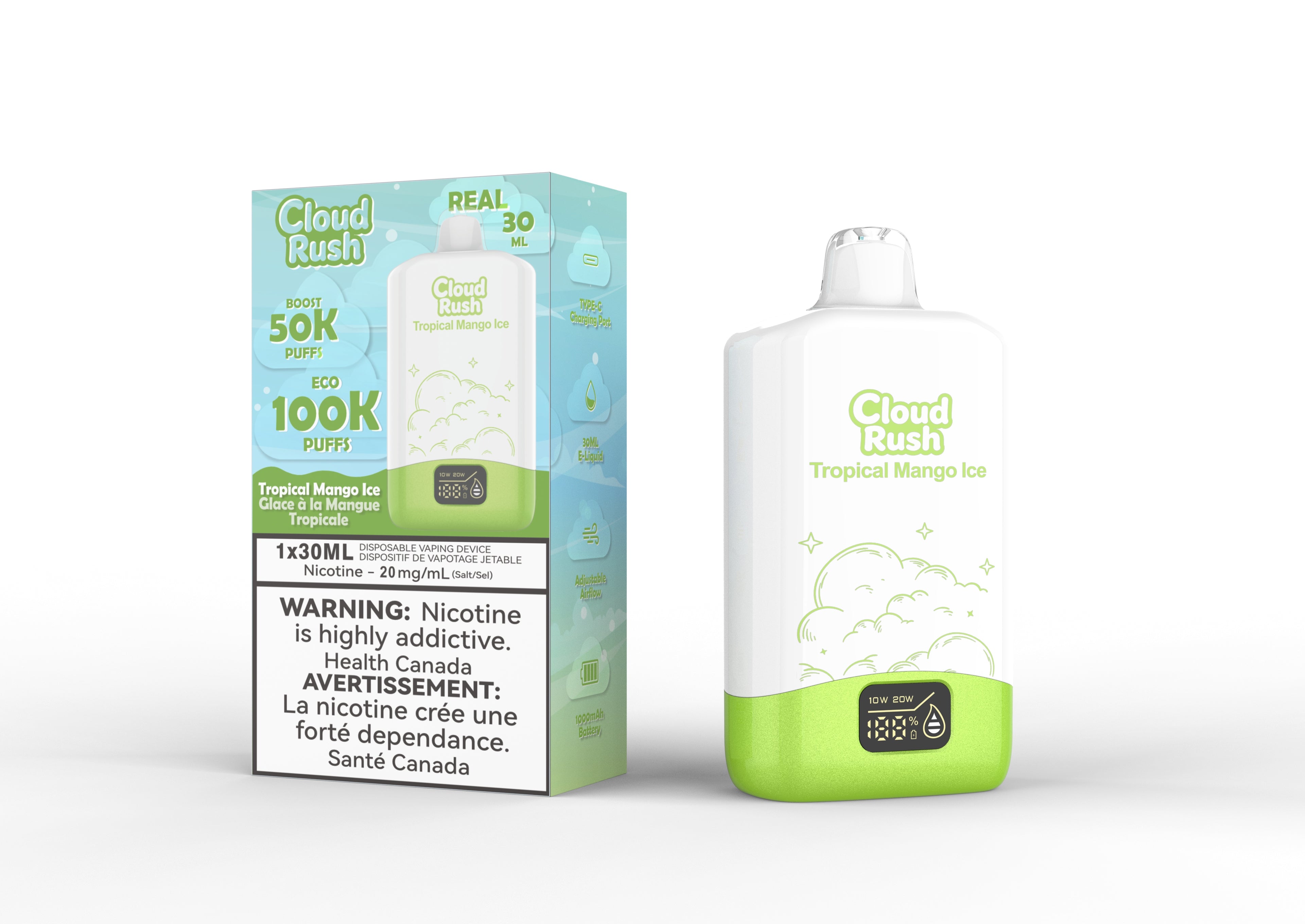 Cloud Rush 100K Disposable