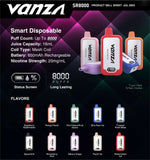 Vanza SR8000 Disposable Rechargeable Vape
