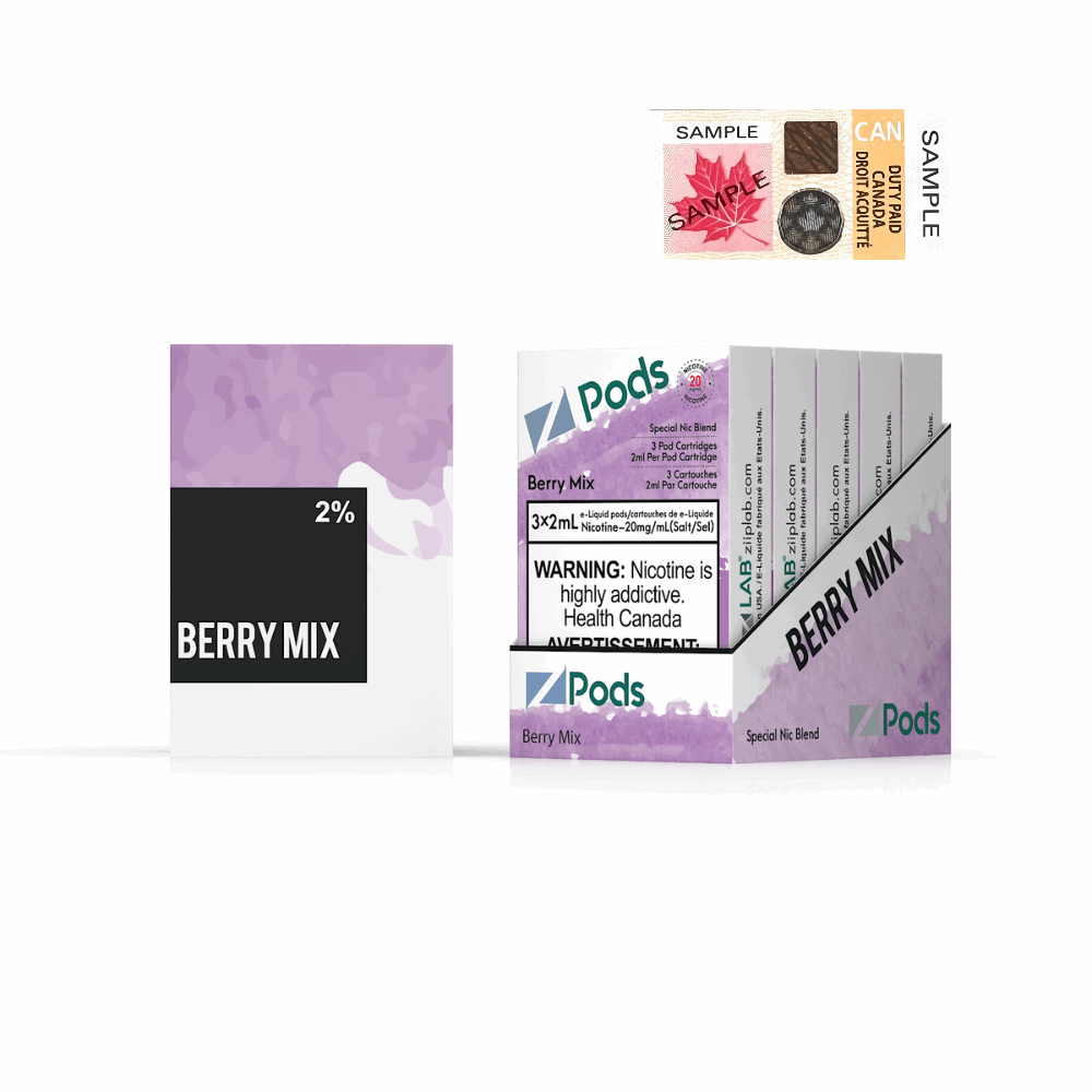 Z Pods Stlth Compatible Pods(3-Pack) berry mix