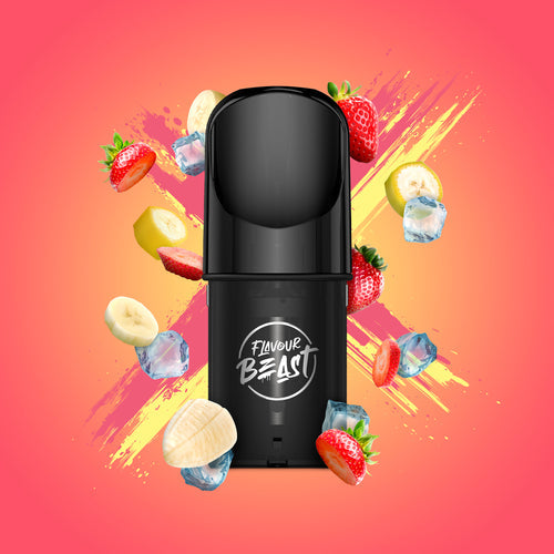 Flavour Beast Vape Pods - STR8 UP Strawberry Banana