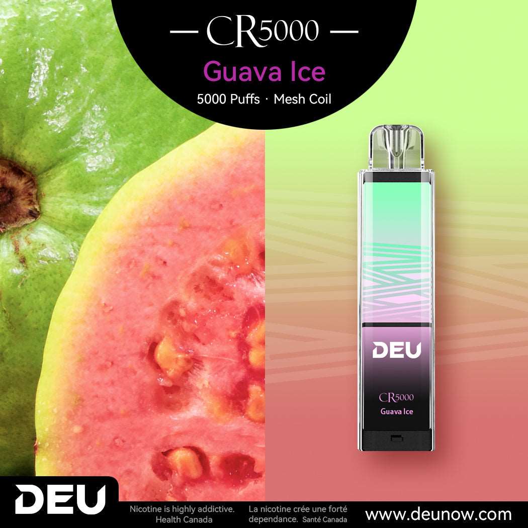 DEU CR5000 Disposable Vape - Guava Ice