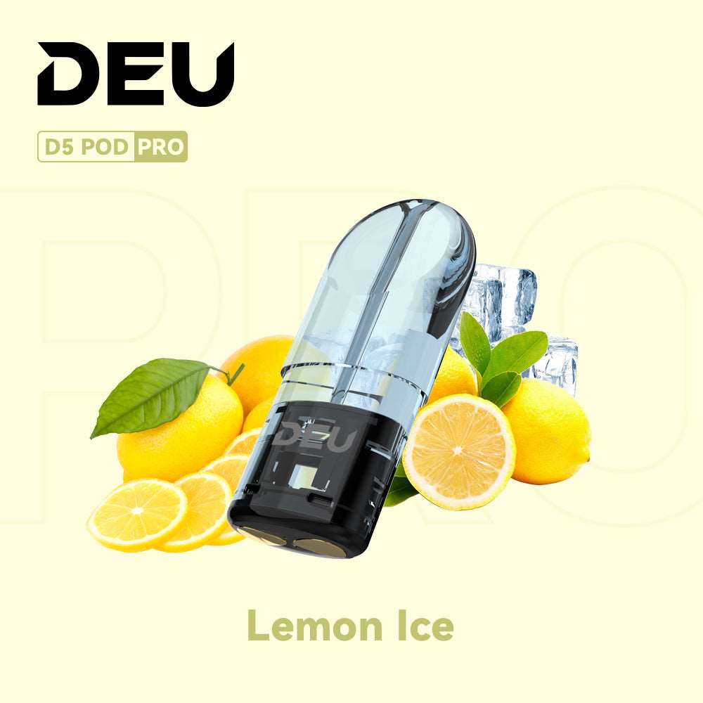 DEU D5 Pro Vape Pods - Lemon Ice