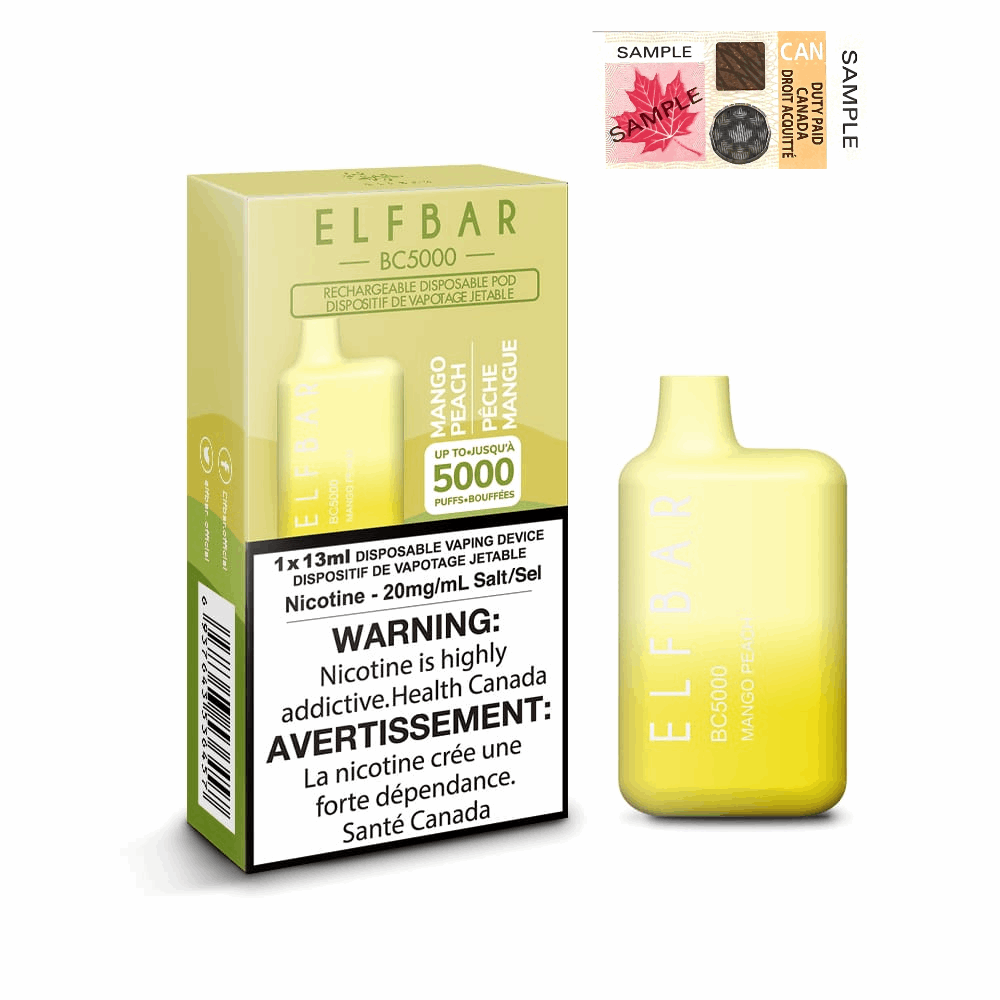 Elfbar BC5000 Disposable Vape Pen - Pineapple Coconut