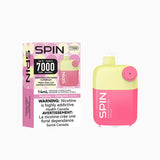 Spin T7000 Disposable Rechargeable Vape - Watermelon Honeydew Cantaloupe