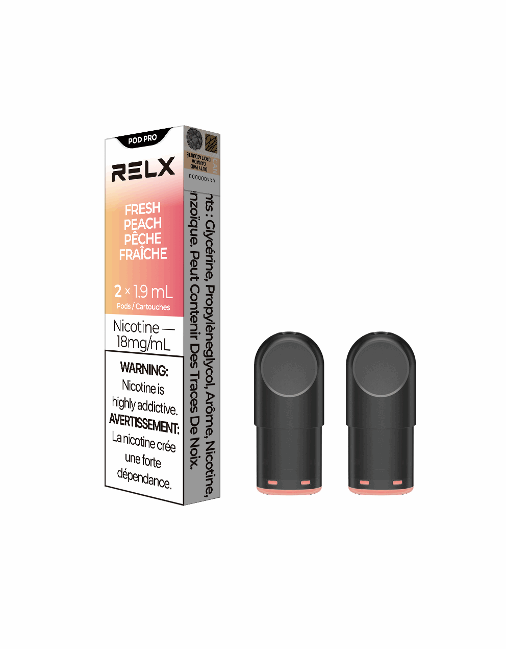 RELX Pro Vape Pods - Fresh Peach