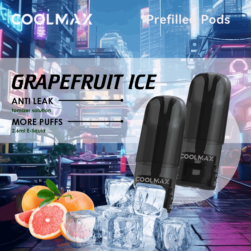 COOLMAX Prefilled Pods - Grapefruit Ice