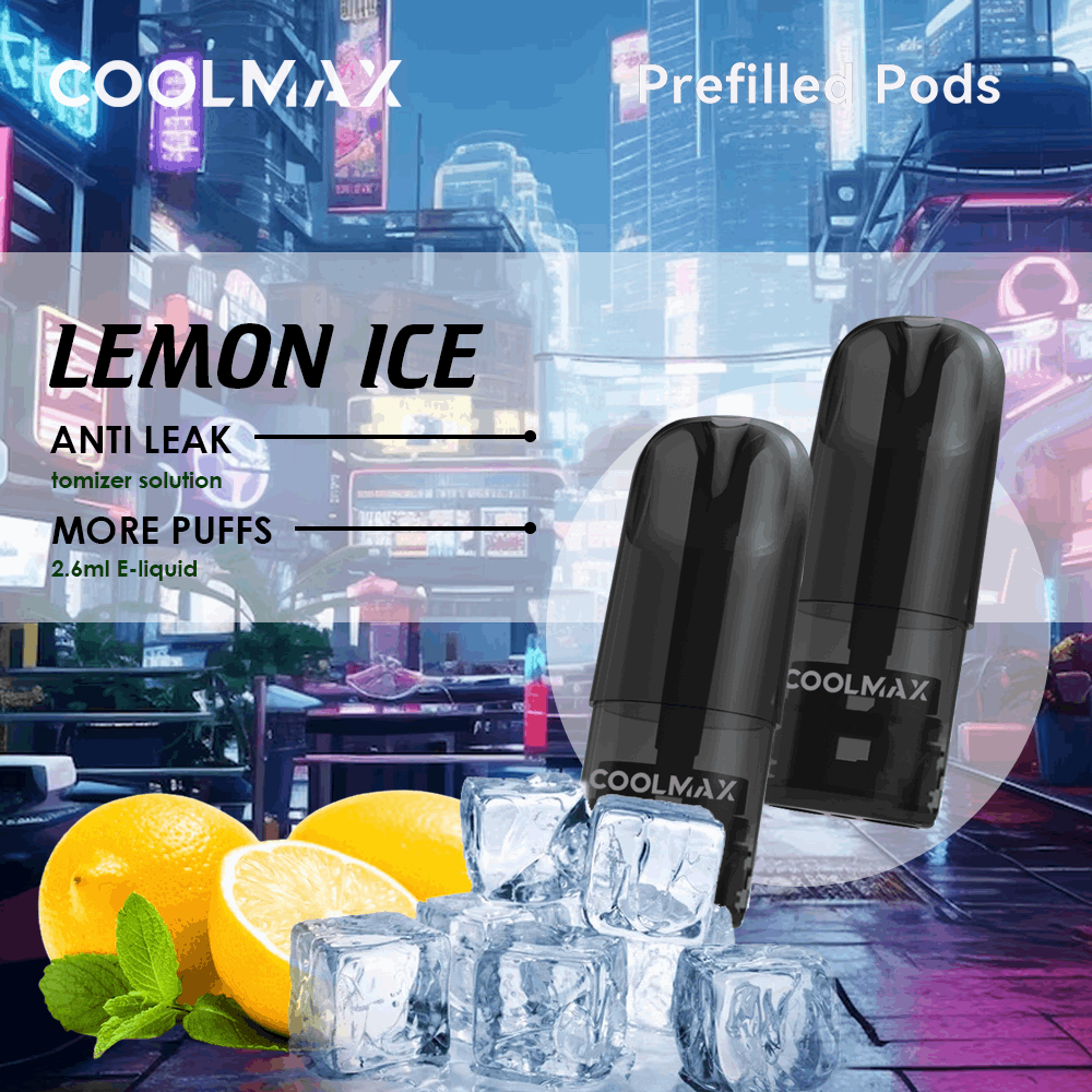 COOLMAX Prefilled Pods - Lemon Ice