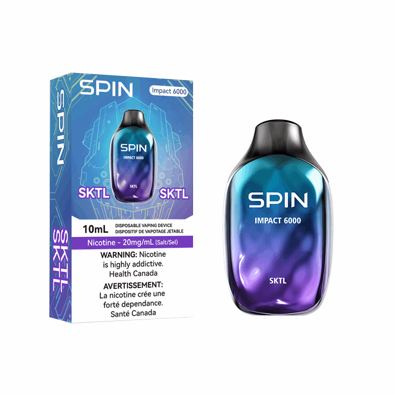SPIN Impact 6000 Rechargeable Disposable Vape - SKTL